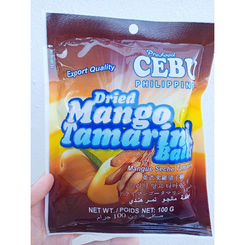 Dried Mango Tamarind Balls 100g Shopee Philippines