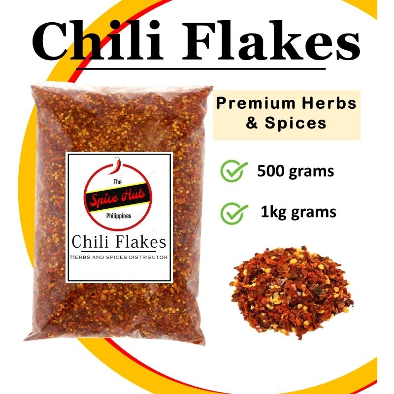 Herbs and spices (chili flakes 1kg) | Shopee Philippines