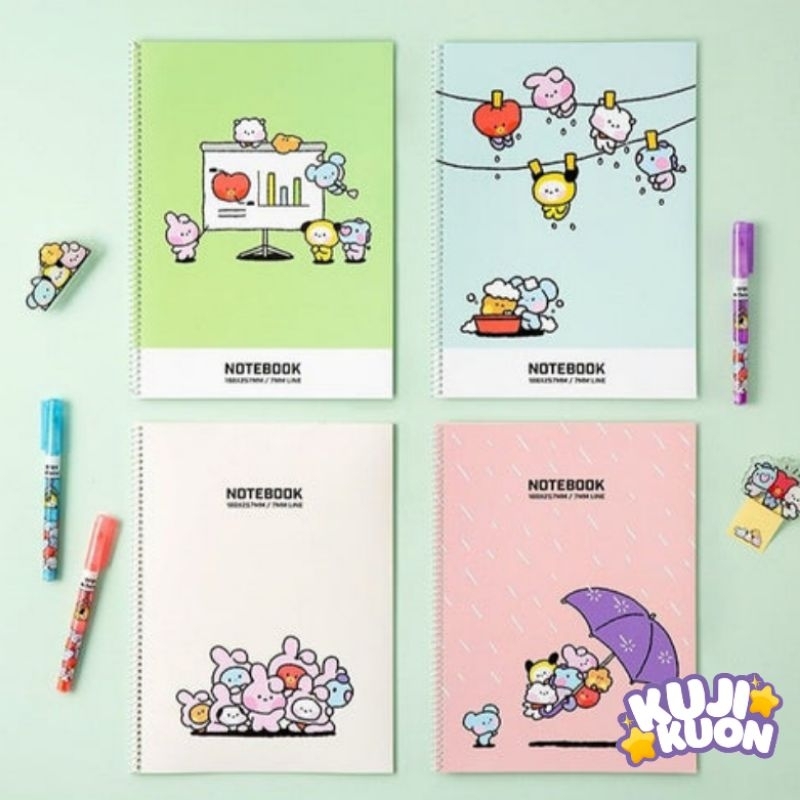 BT21 Minini Official Spring Notebook | Shopee Philippines