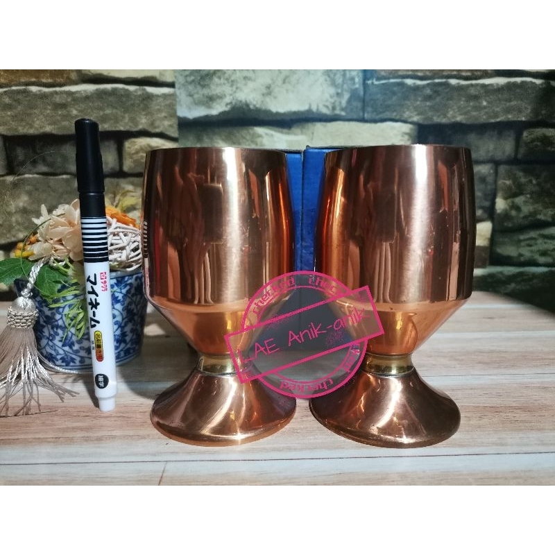 Copper Goblets (2pcs) | Shopee Philippines