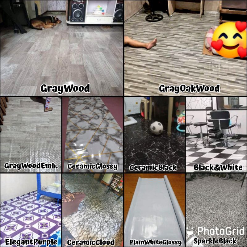 Rubberized Linoleum And Sponge Linoleum ( Renolyum ) Floormat Shopee