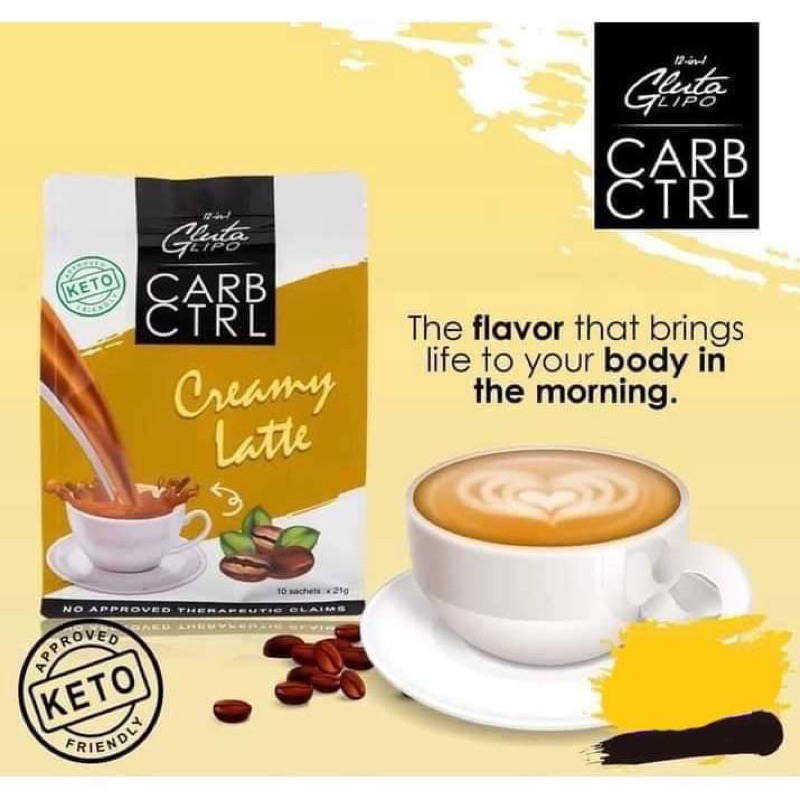 GLUTA LIPO CARB CTRL CREAMY LATTE | Shopee Philippines