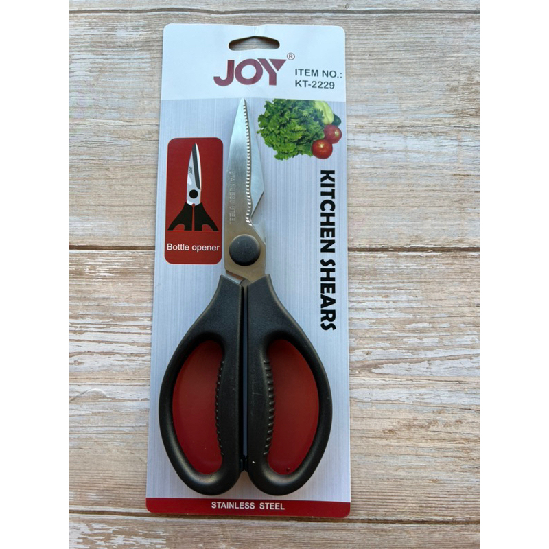 Joy Kitchen Scissor 9 inches w/bottle opener 1pc | Shopee Philippines