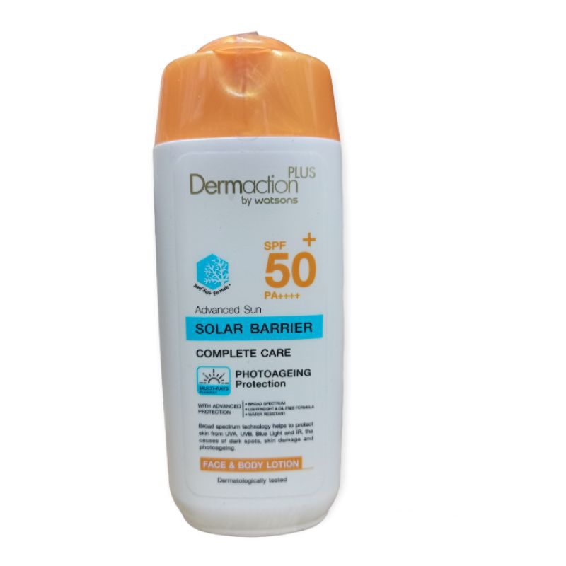 Dermaction Plus by Watsons SPF 50 PA+++ Advanced Sun Broad Spectrum