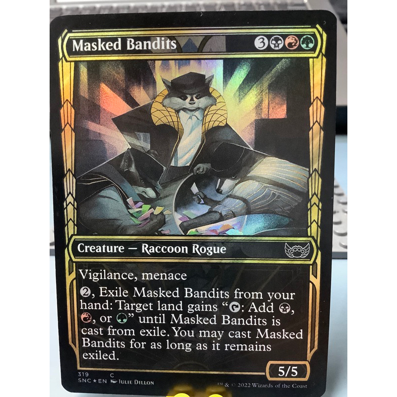 MAGIC: The Gathering - Masked Bandits SHOWCASE Foil (Streets of New ...