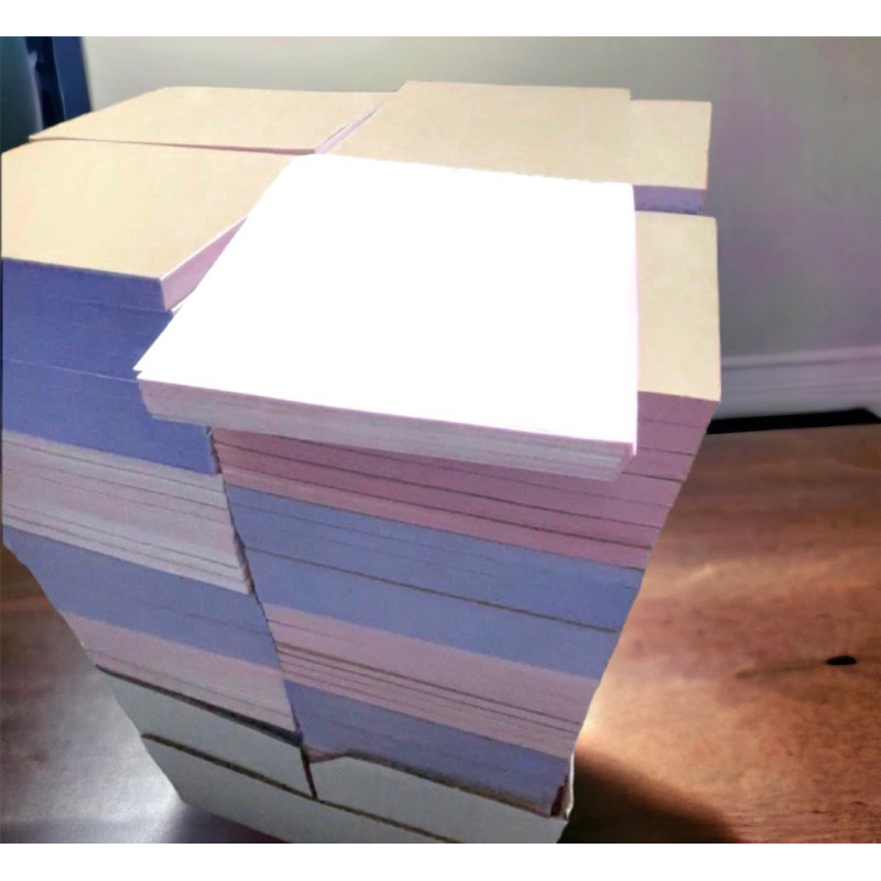 CARBONLESS PAPER PADDED / CARBONIZED NOTEPAD Plain Shopee Philippines