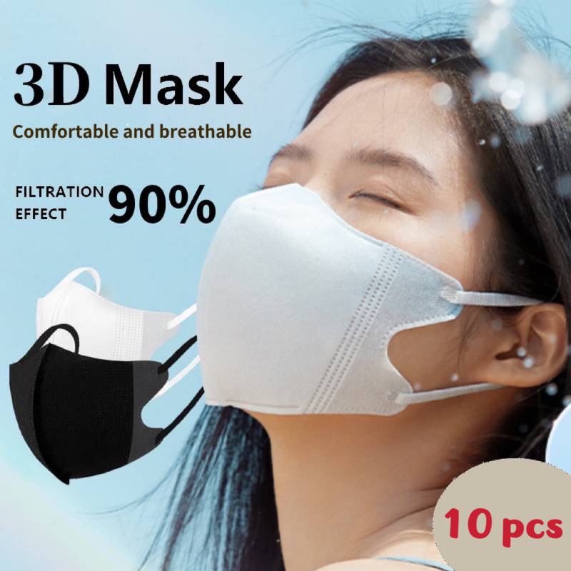 10PCS 3D MASK Korean Beauty FACE MASK Shopee Philippines