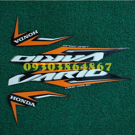HONDA CLICK 125i V2 ORANGE Stock Decal/Sticker Shopee Philippines