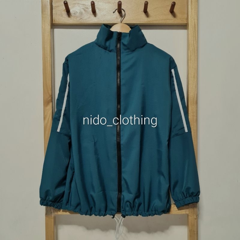 Zip Up Windbreaker Taslan Jacket (fits Large to 2XL) Shopee