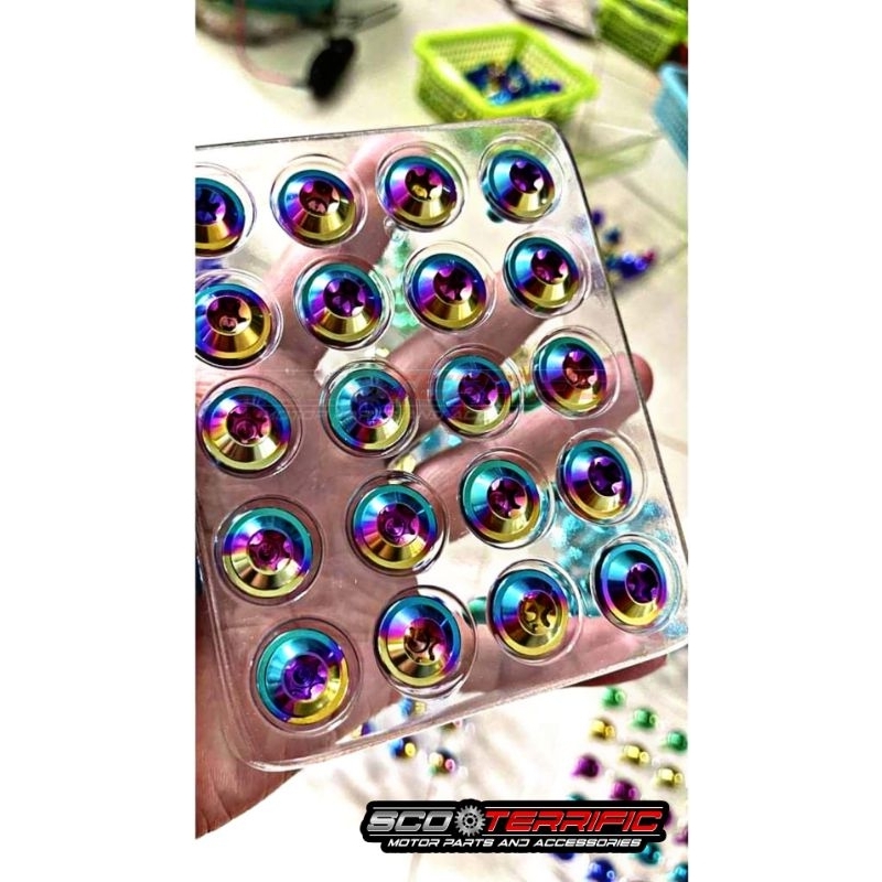 SET AIRBOX GR5 BOLTS FOR HONDA CLICK/AIRBLADE | Shopee Philippines