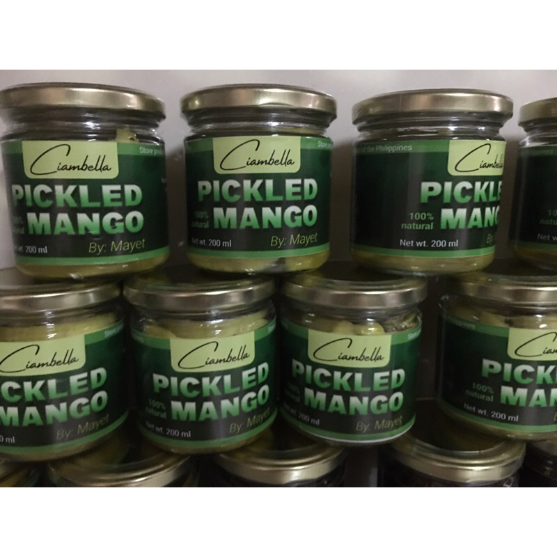 Pickled Mango (freshly picked mangoes) Shopee Philippines