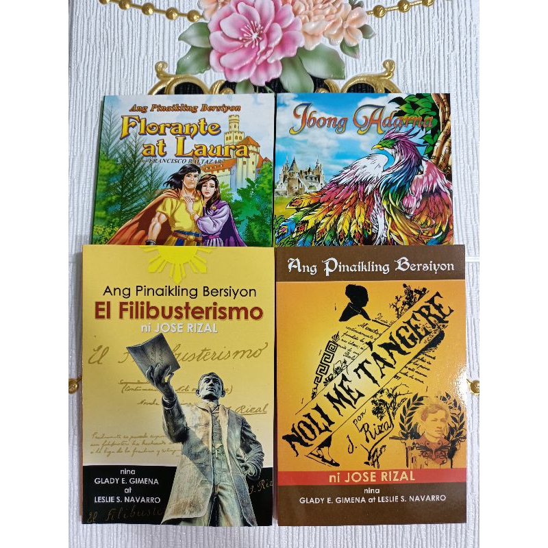 Florante, Ibong Adarna,El Filibusterismo,Noli Me Tangere | Shopee ...