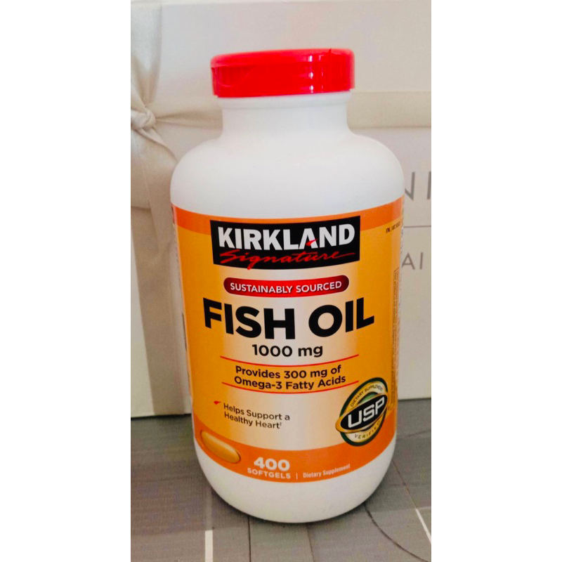 Kirkland Fish Oil 400 softgels, 1000mg Shopee Philippines