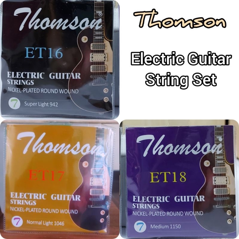 Thomson Electric Guitar Strings Set Shopee Philippines