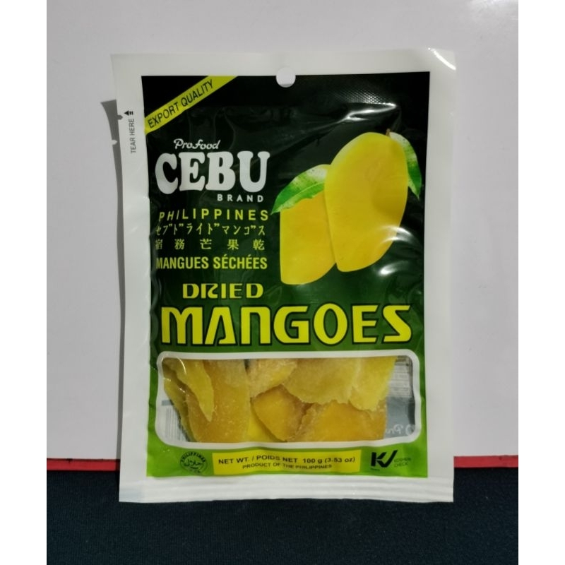 PROFOOD CEBU Dried Mango 100g Shopee Philippines