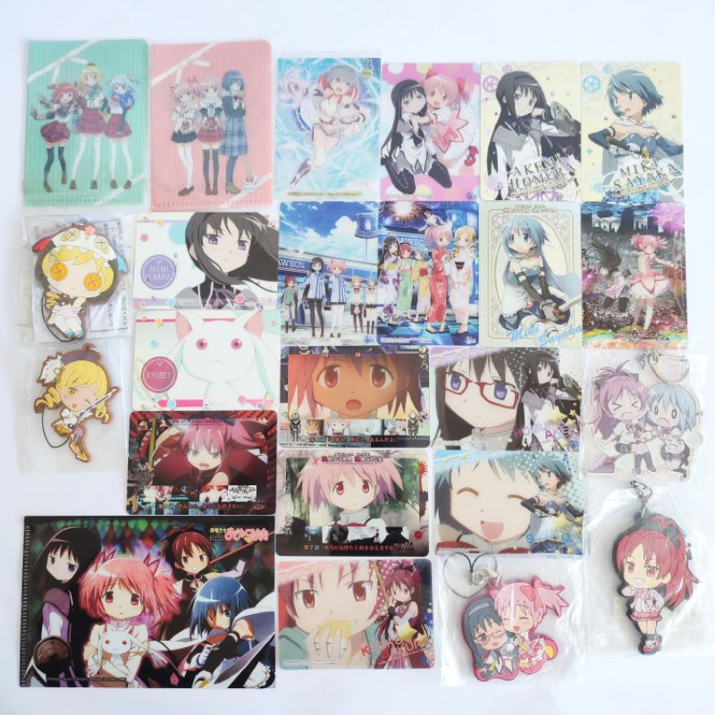 Puella Magi Madoka Magica - Asuka Acrylic & Rubber Keychain, Wafer Card ...