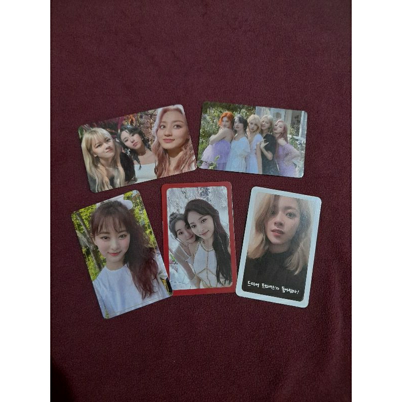 Twice More And More Official Photocards Set 5pcs With Circle Card For 290 Only Shopee