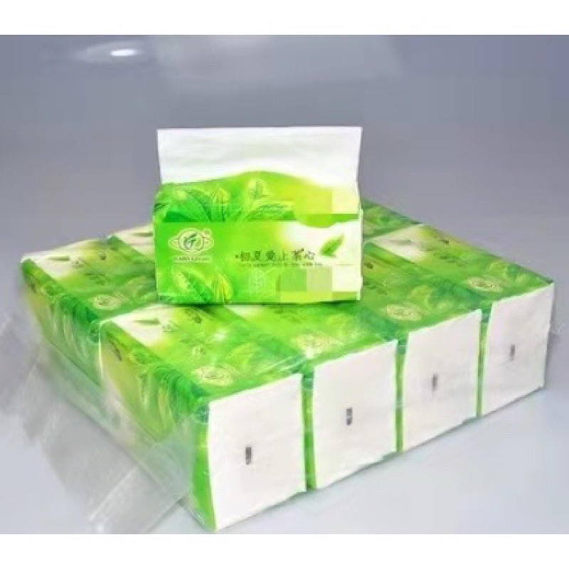 Facial Tissue Organic green tea sold 1pc | Shopee Philippines