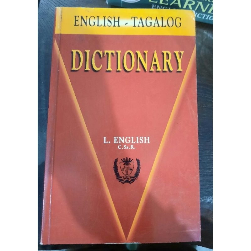 Dictionary English Tagalog by English Original Onhand Shopee Philippines