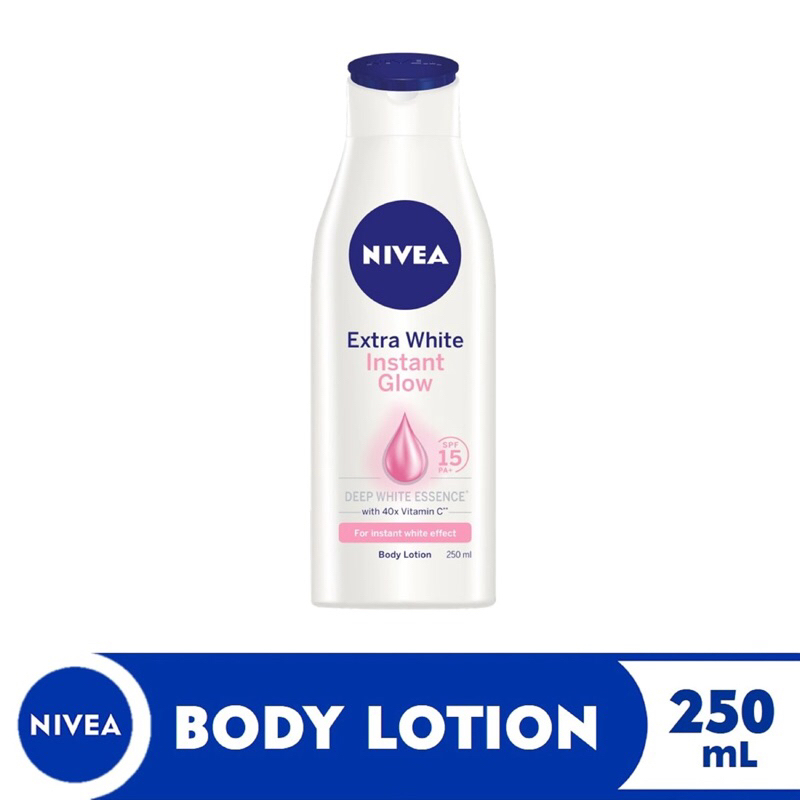 NIVEA Body Lotion Extra White Instant Glow Instant Whitening SPF 15