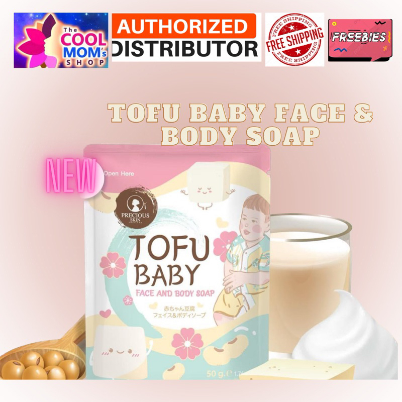 New Tofu Baby Face and Body Soap Precious Skin Thailand 50g Shopee