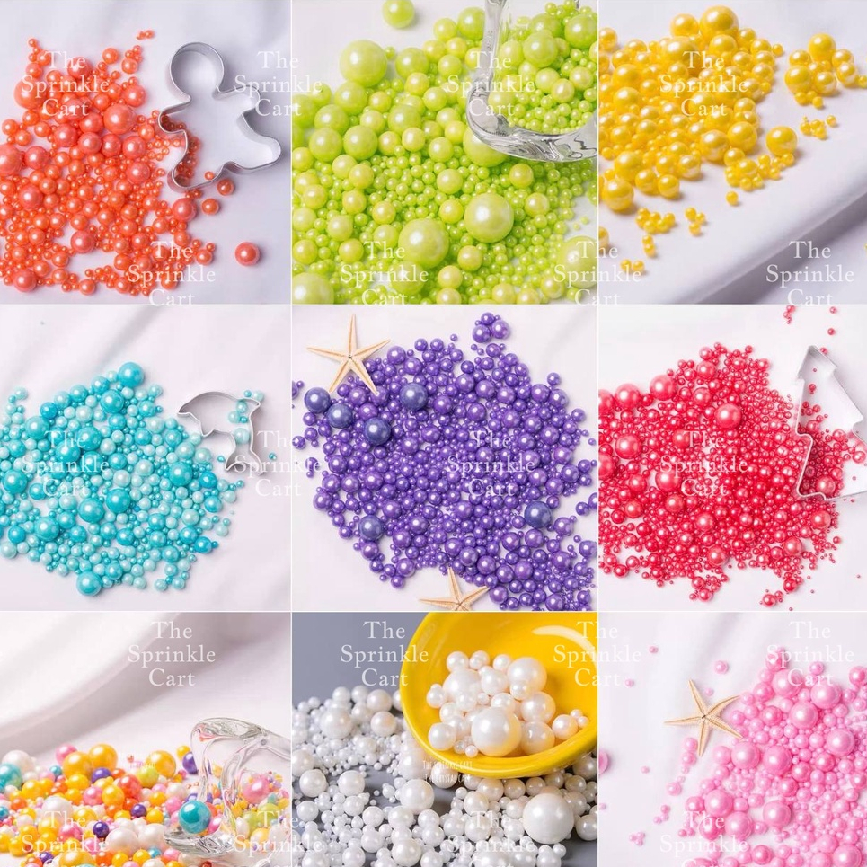 Edible Dragees Sprinkles for Cake Decoration Candy Cake Toppings TSC ...