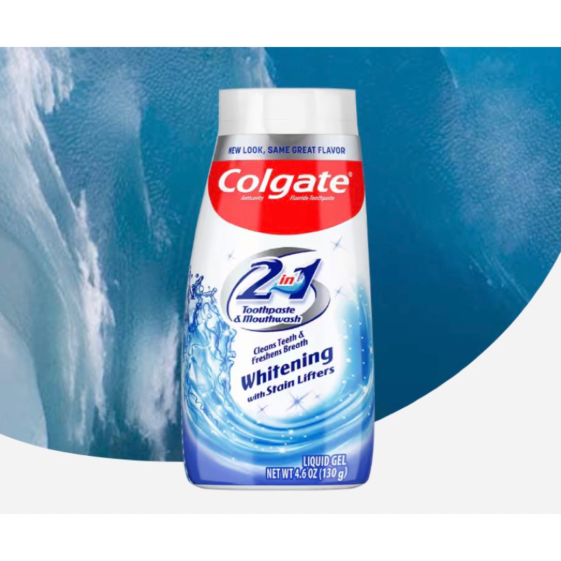 Colgate 2in1 Toothpaste & Mouthwash Whitening with Stain Lifters 100ml ...