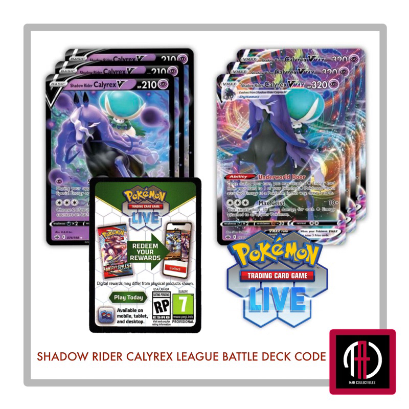 pokemon trading card game calyrex vmax league battle deck Amazon.com: Pokemon TCG: Calyrex VMAX League Battle Deck : Toys & Games main image 1