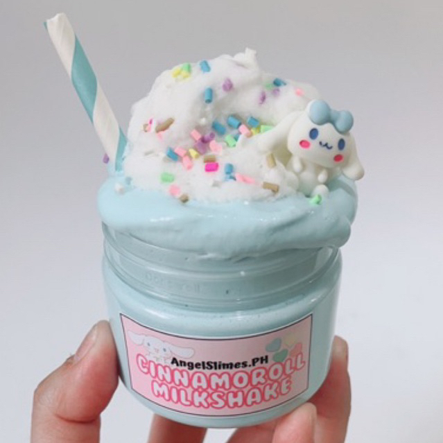 Sanrio Cinnamoroll Kawaii Milkshake DIY Scented Slime Toy for Kids and ...