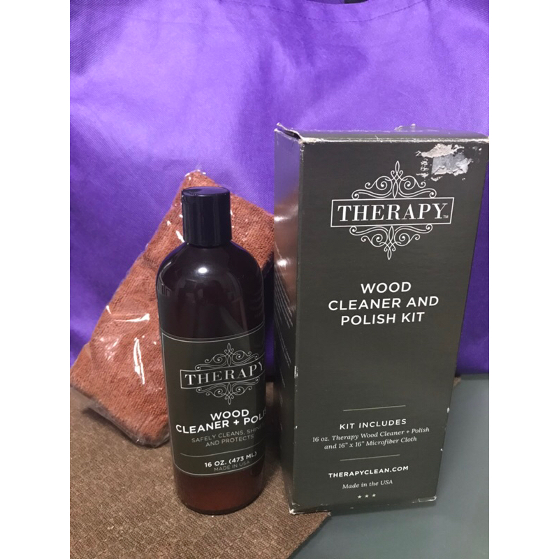 Therapy Wood Cleaner and Polish Kit (Made in USA) Shopee Philippines