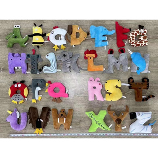 New New 26 Alphabet Lore Plush Toys English Letter Stuffed Animal Plushie  Doll Toys Gifts For Kids Children Educational Alphabet