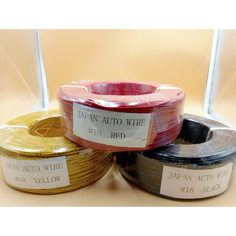 Japan Auto Wire #18 per Meter | Shopee Philippines