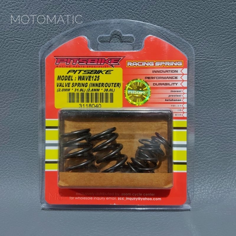 XRM, WAVE, RS 125 (carb) Pitsbike Valve Spring INNER & OUTER