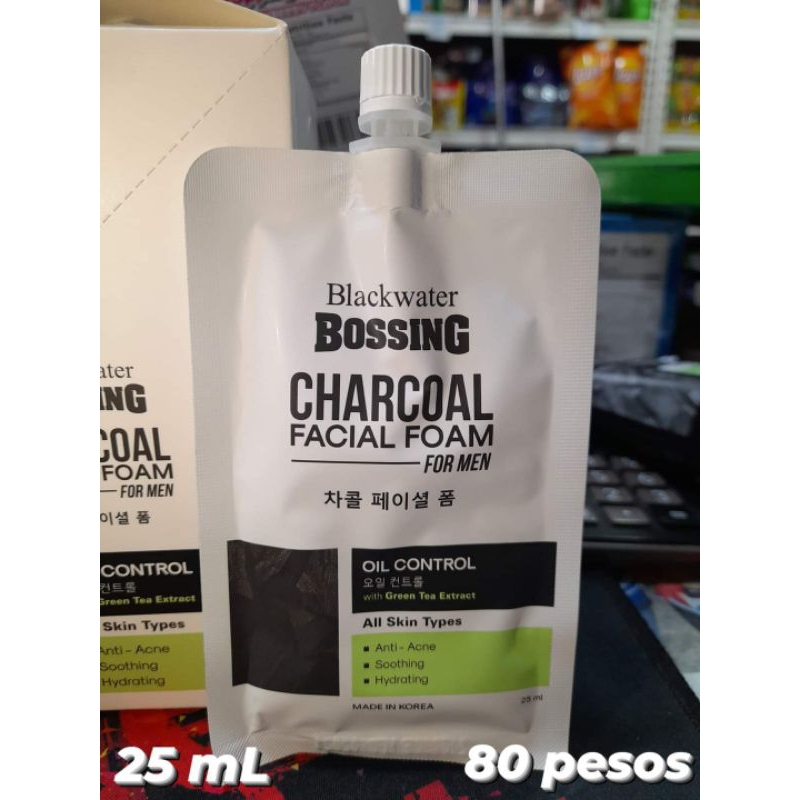 SALE!! BLACKWATER KOREA CHARCOAL FACIAL FOAM 120ML Shopee Philippines