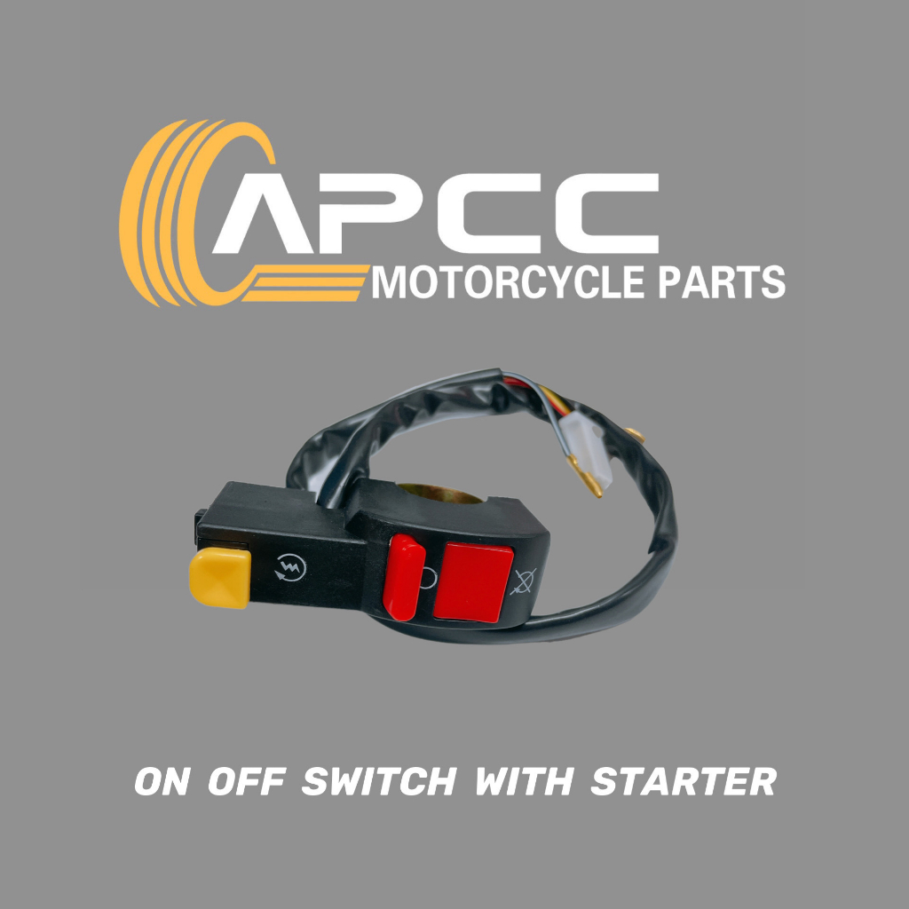 MOTORCYCLE UNIVERSAL ON/OFF SWITCH WITH STARTER | Shopee Philippines