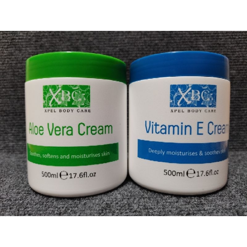 Xbc Vitamin E / Aloe vera Cream 500ml Shopee Philippines