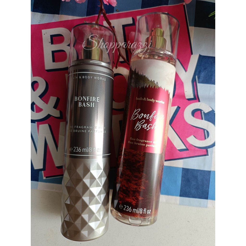 Bath and Body Works BONFIRE BASH Fragrance Mist 236ml (1pc) Shopee