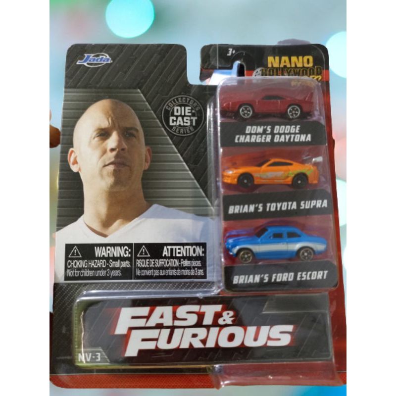 Jada Fast & Furious Nano scale 1:65 (3 pack) | Shopee Philippines