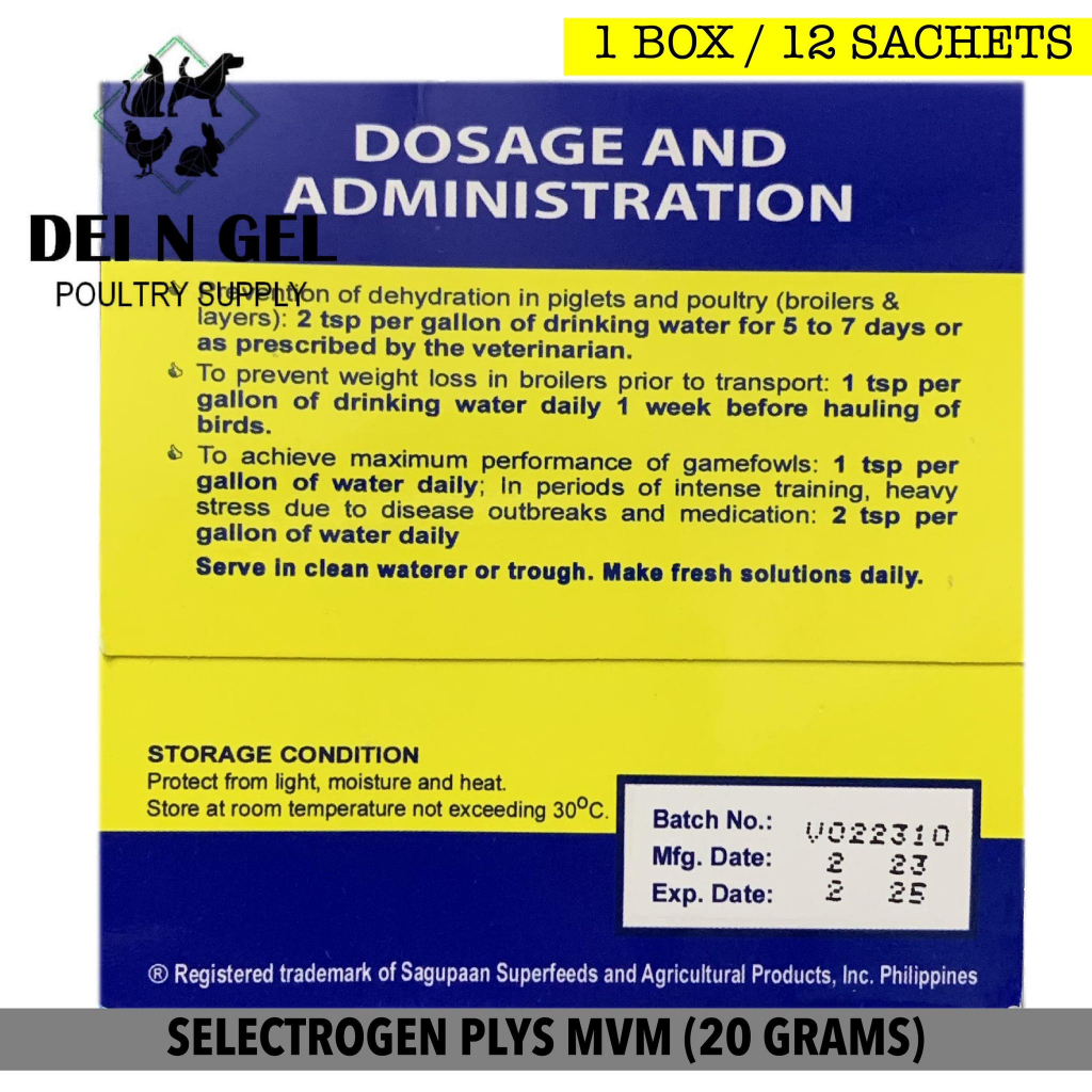 SAGUPAAN SELECTROGEN PLUS MVM 20 GRAMS (1 BOX/12 SACHETS) | Shopee ...