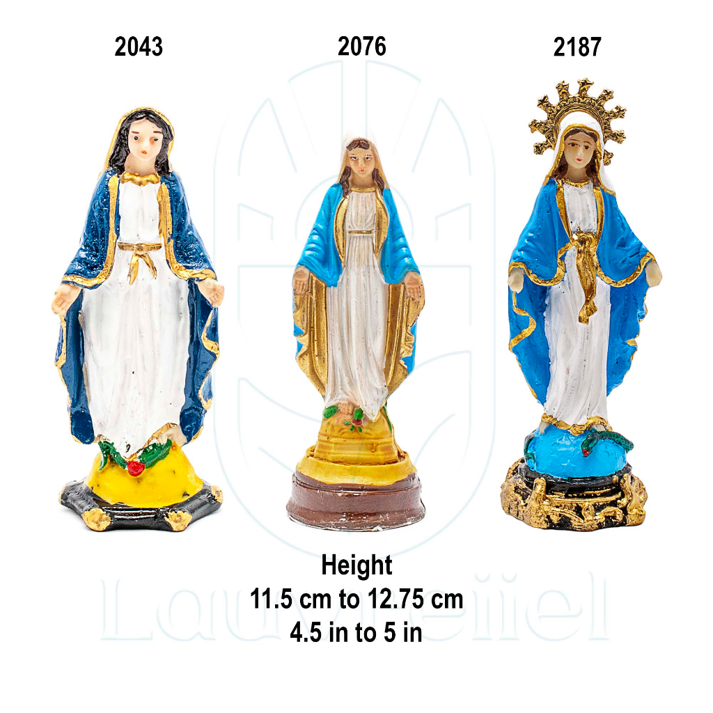 Our Lady of Miraculous Medal Statue Milagrosa Figurine Mama Mary