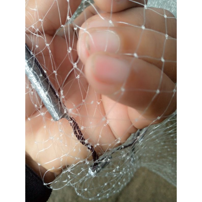 Throwing fishing net laya o dala(0.30x14)1finger Ang butas | Shopee ...