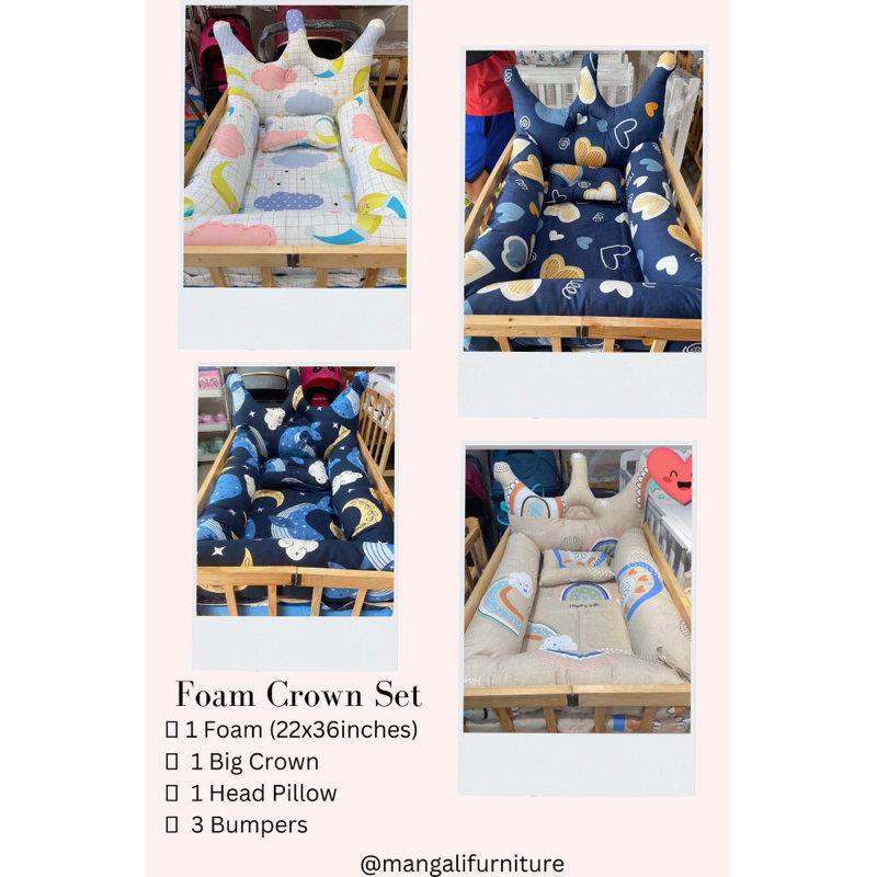 Foam crown set (Crib NOT included) Shopee Philippines