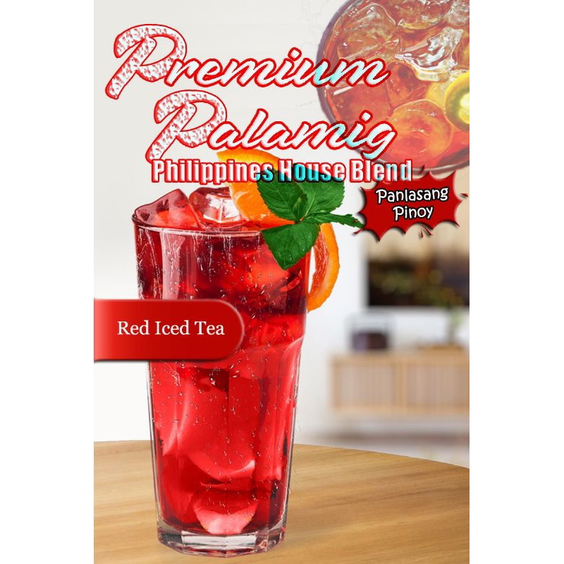 Premium house blend red iced tea juice palamig Shopee Philippines