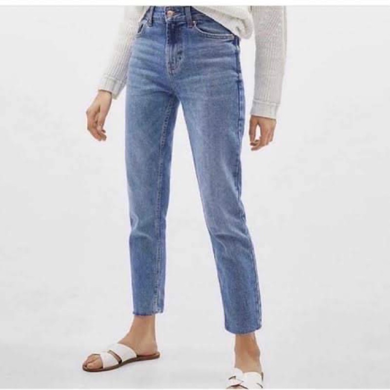 (PLUS SIZE) BERSHKA CROPPED FLARE JEANS | Shopee Philippines