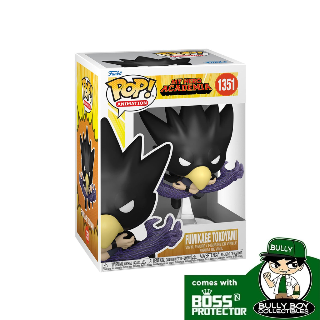 Funko POP! Animation: My Hero Academia - Fumikage Tokoyami 1351 With ...