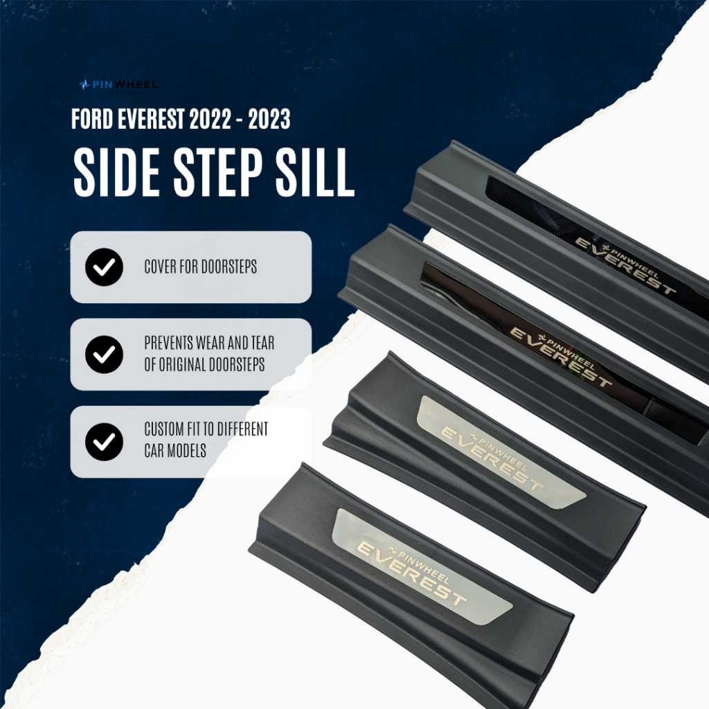 Pinwheel Side Step Sill For Ford Everest 2022-2023 | Shopee Philippines