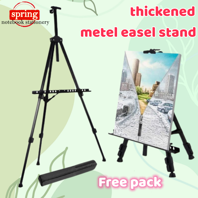 Thick Aluminum Mini Easel Stand Folding Telescopic Display /Painting Display Stand with Carry