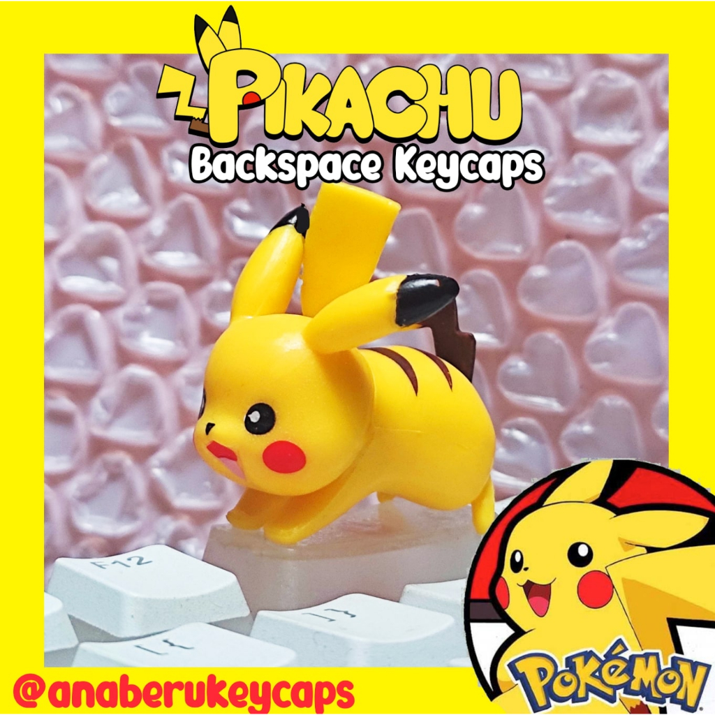 Pikachu Backspace Keycaps | Shopee Philippines