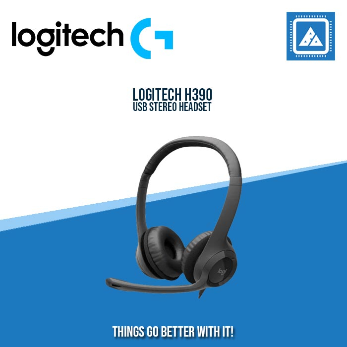 LOGITECH H390 USB COMPUTER HEADSET (Black , White, Rose) Shopee