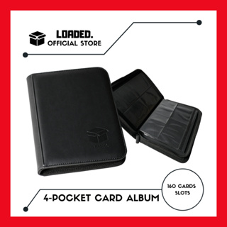 Zipper 3 Ring Binder Game Card Sleeves Collection 4 Pocket Trading Card  Pages for Your Collection Card Album Leather Side Loading 9 Pocket Binder  for Cards - China Card Binders, Pokemon Card